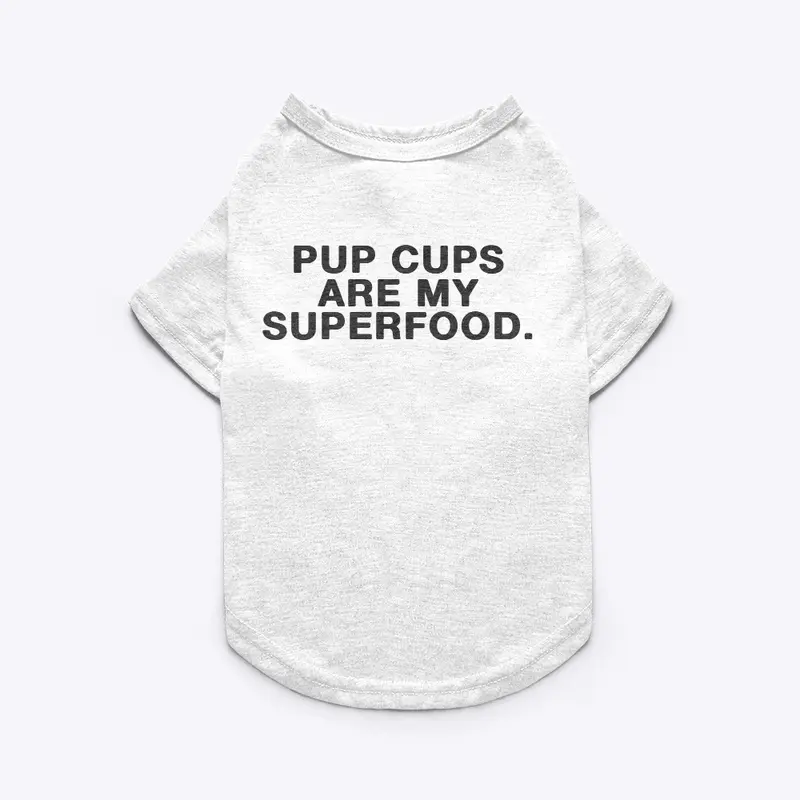 Pup Cup dog shirt